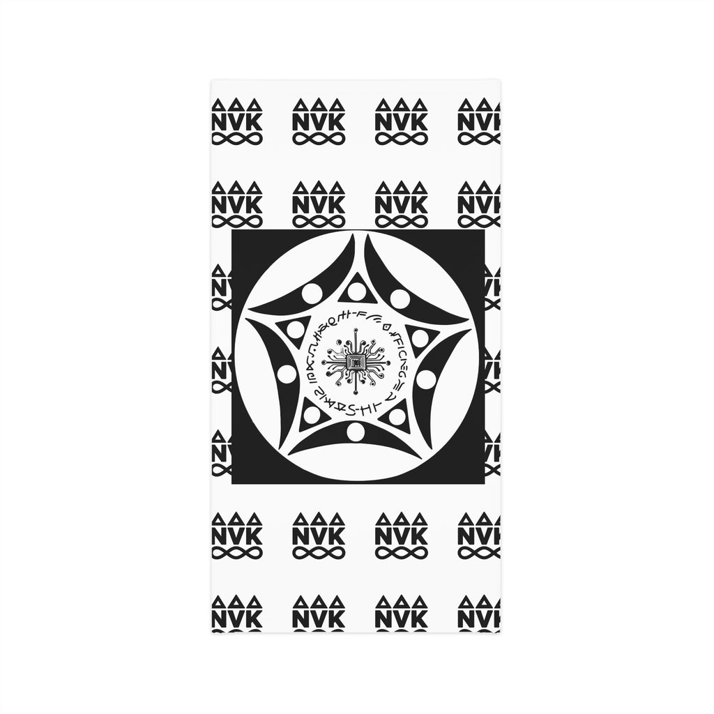 NVK NEON VALKYRIE NECK GAITER™ — Geometric Mandala Pattern