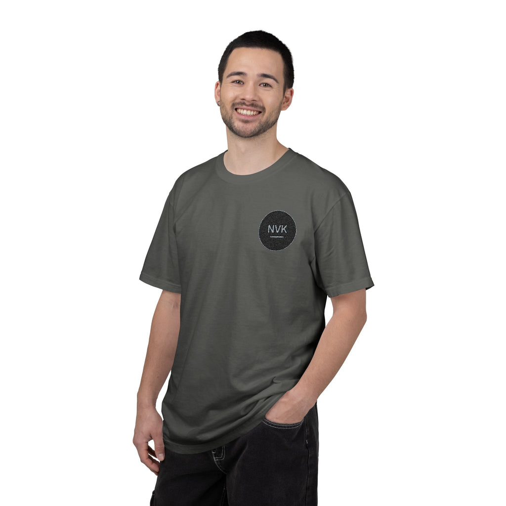 NVK MINIMAL LOGO TEE™ — Heavyweight Garment-Dyed Essential
