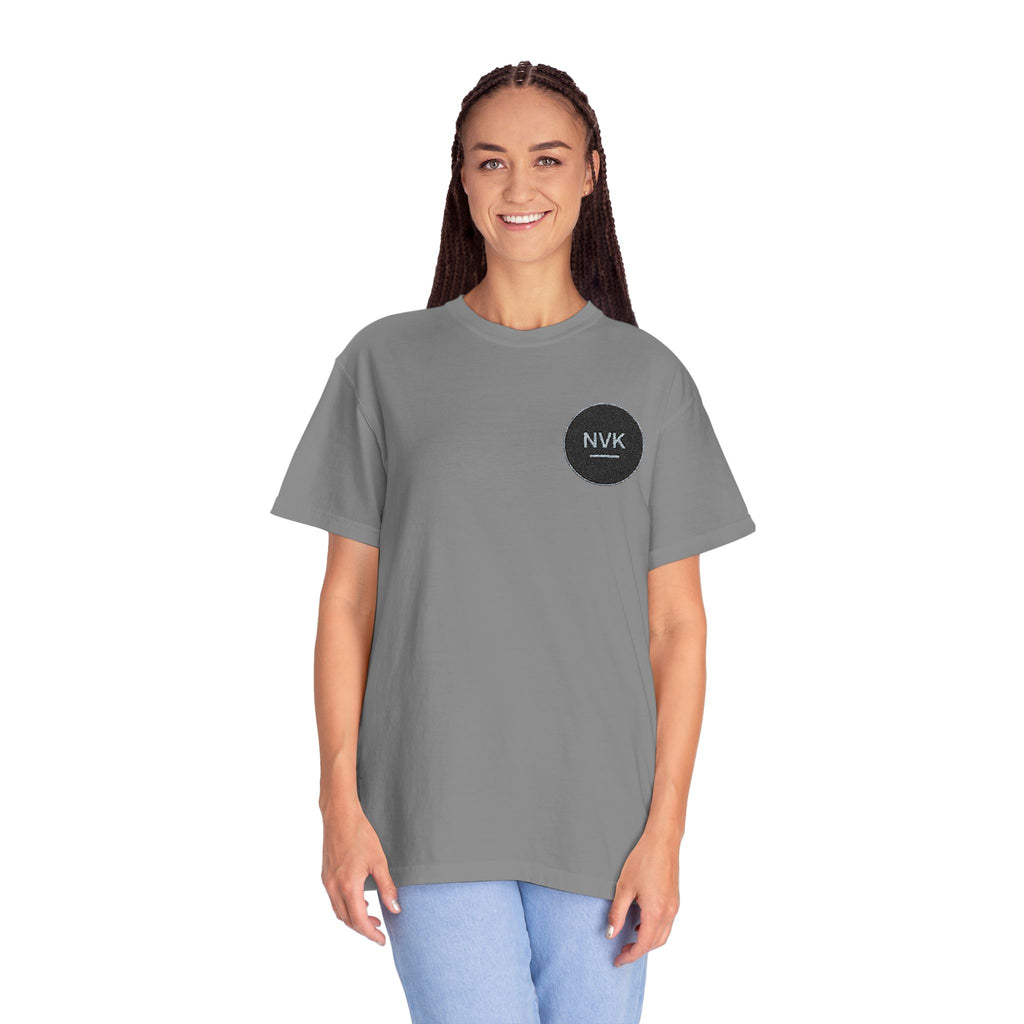 NVK MINIMAL LOGO TEE™ — Heavyweight Garment-Dyed Essential