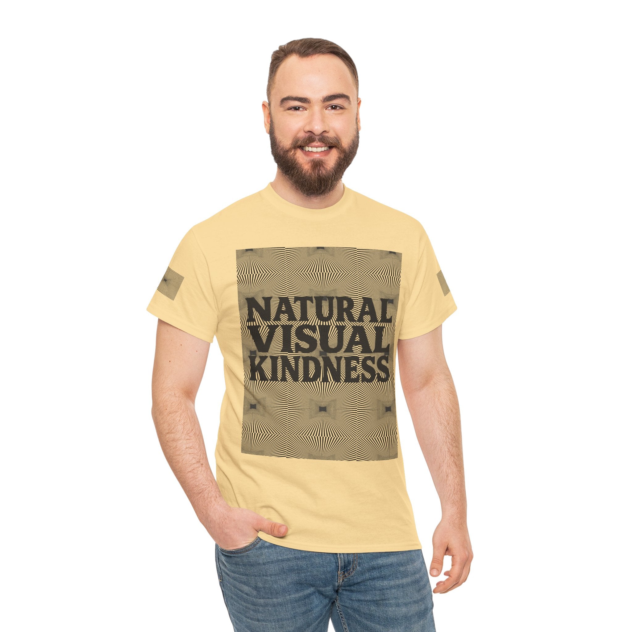 NVK NATURAL VISUAL KINDNESS TEE™ — Optical Art Graphic