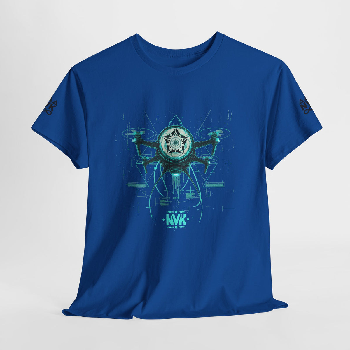 NVK ALIEN DRONE EMBLEM TEE™ — Futuristic Tech Graphic