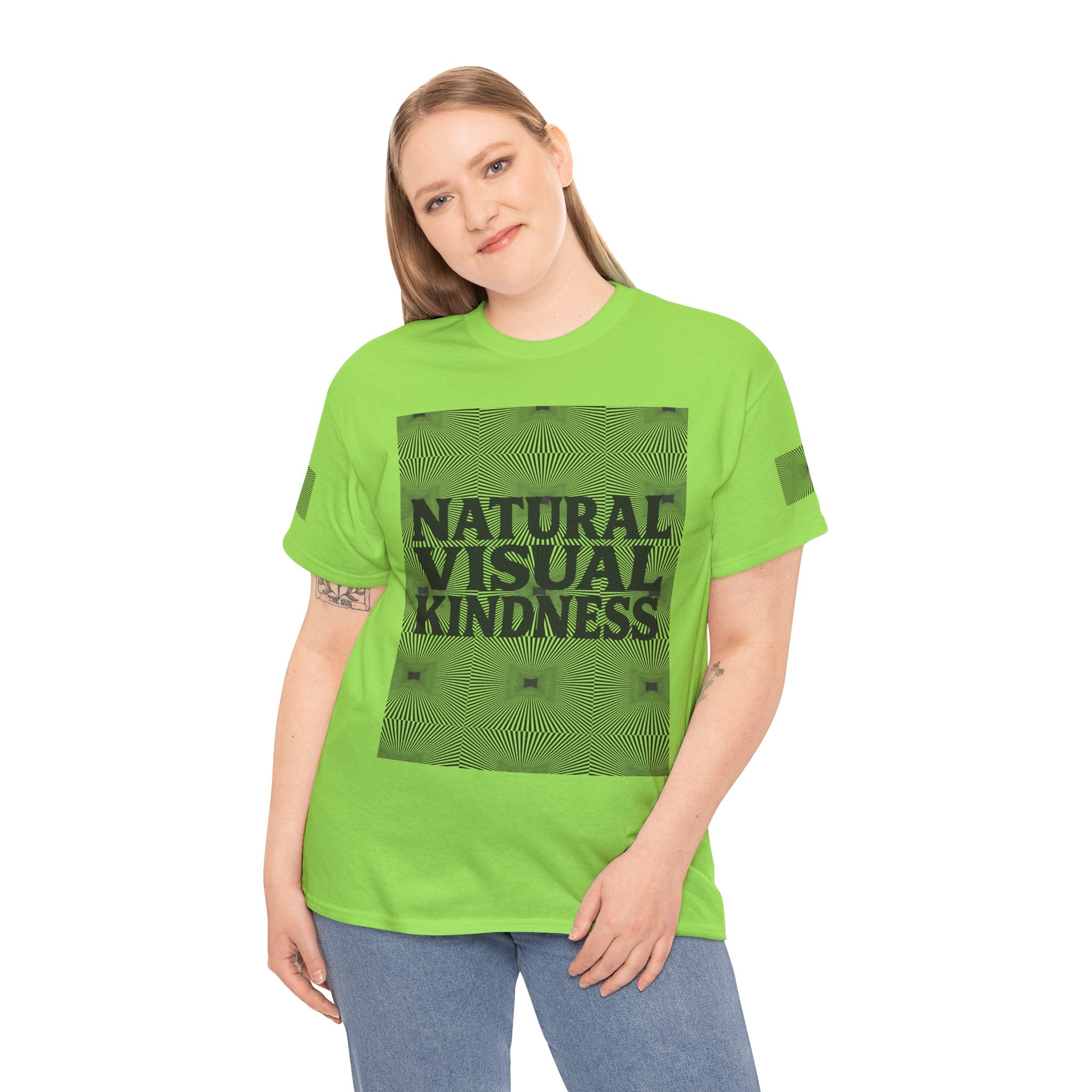 NVK NATURAL VISUAL KINDNESS TEE™ — Optical Art Graphic