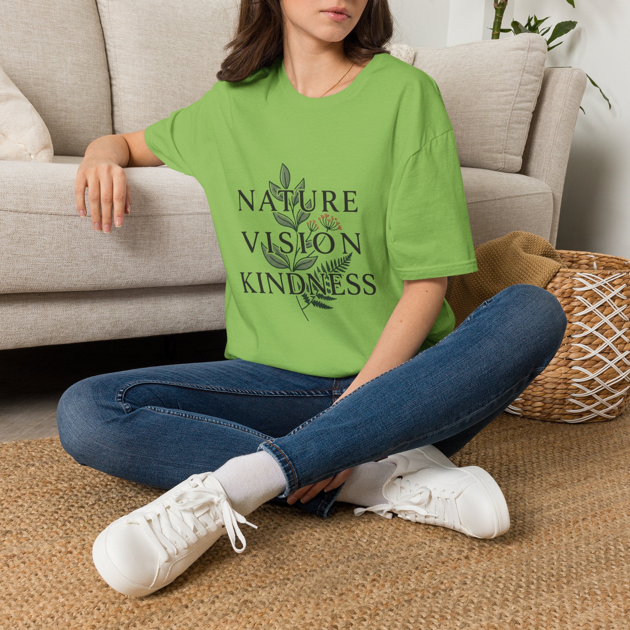 NVK NATURE VISION TEE™ — Botanical Graphic, Everyday Wear