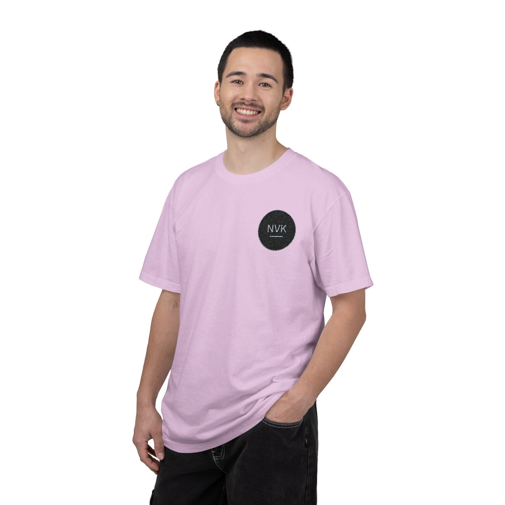 NVK MINIMAL LOGO TEE™ — Heavyweight Garment-Dyed Essential
