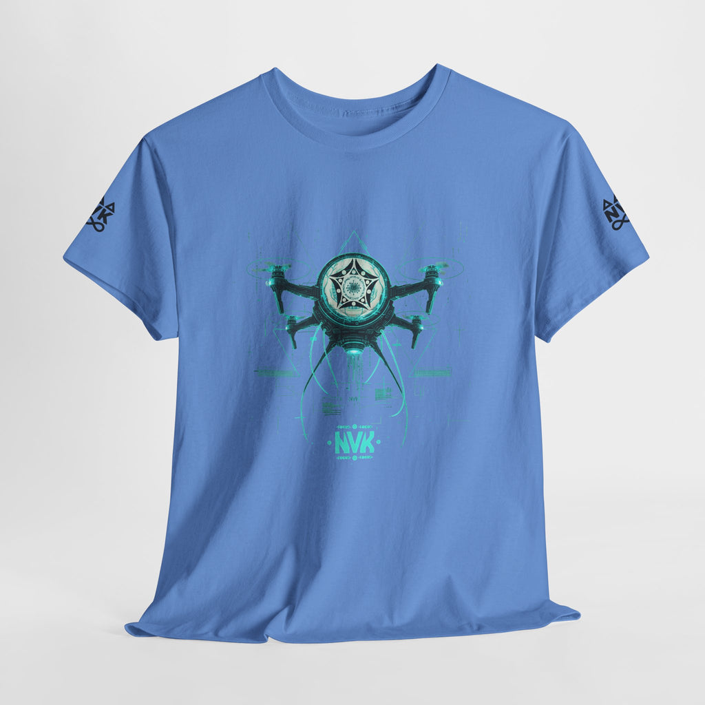 NVK ALIEN DRONE EMBLEM TEE™ — Futuristic Tech Graphic