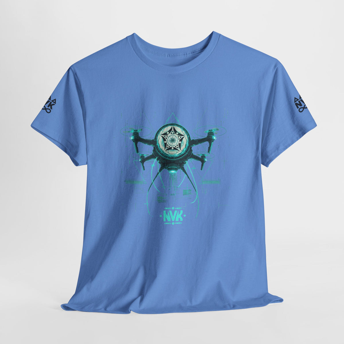 NVK ALIEN DRONE EMBLEM TEE™ — Futuristic Tech Graphic