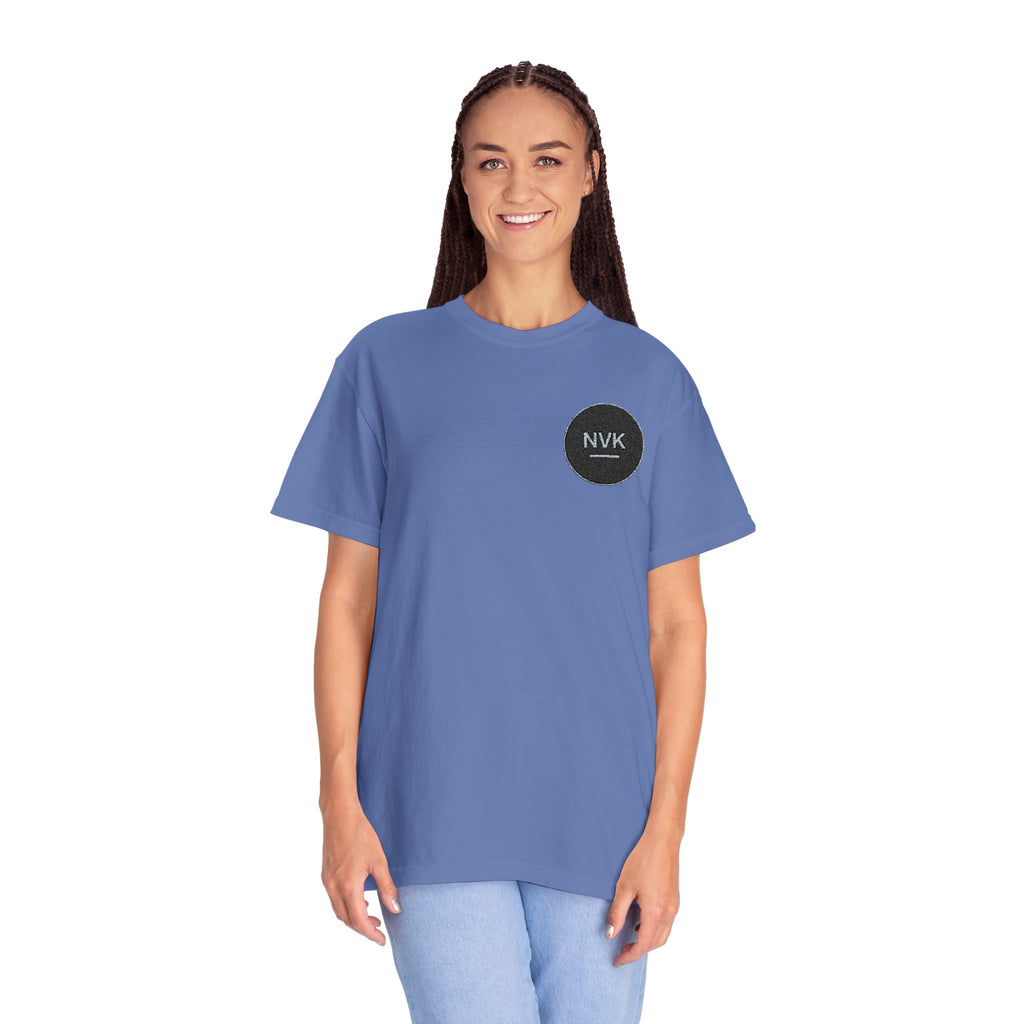 NVK MINIMAL LOGO TEE™ — Heavyweight Garment-Dyed Essential