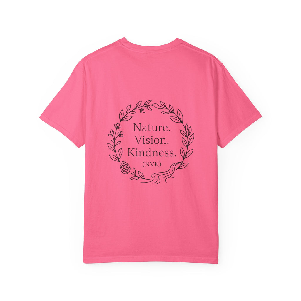 NVK NATURE VISION KINDNESS TEE™ — Floral Wreath Graphic