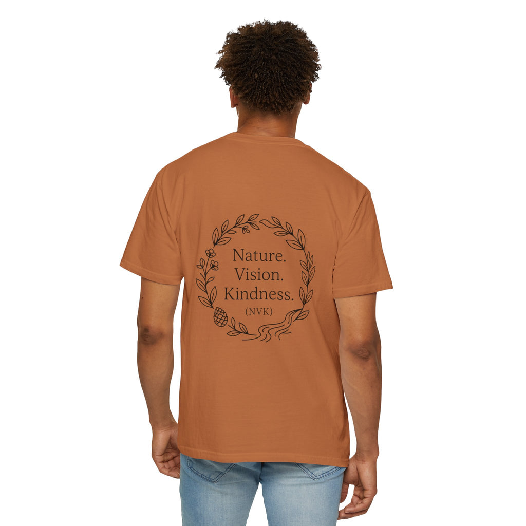 NVK NATURE VISION KINDNESS TEE™ — Floral Wreath Graphic