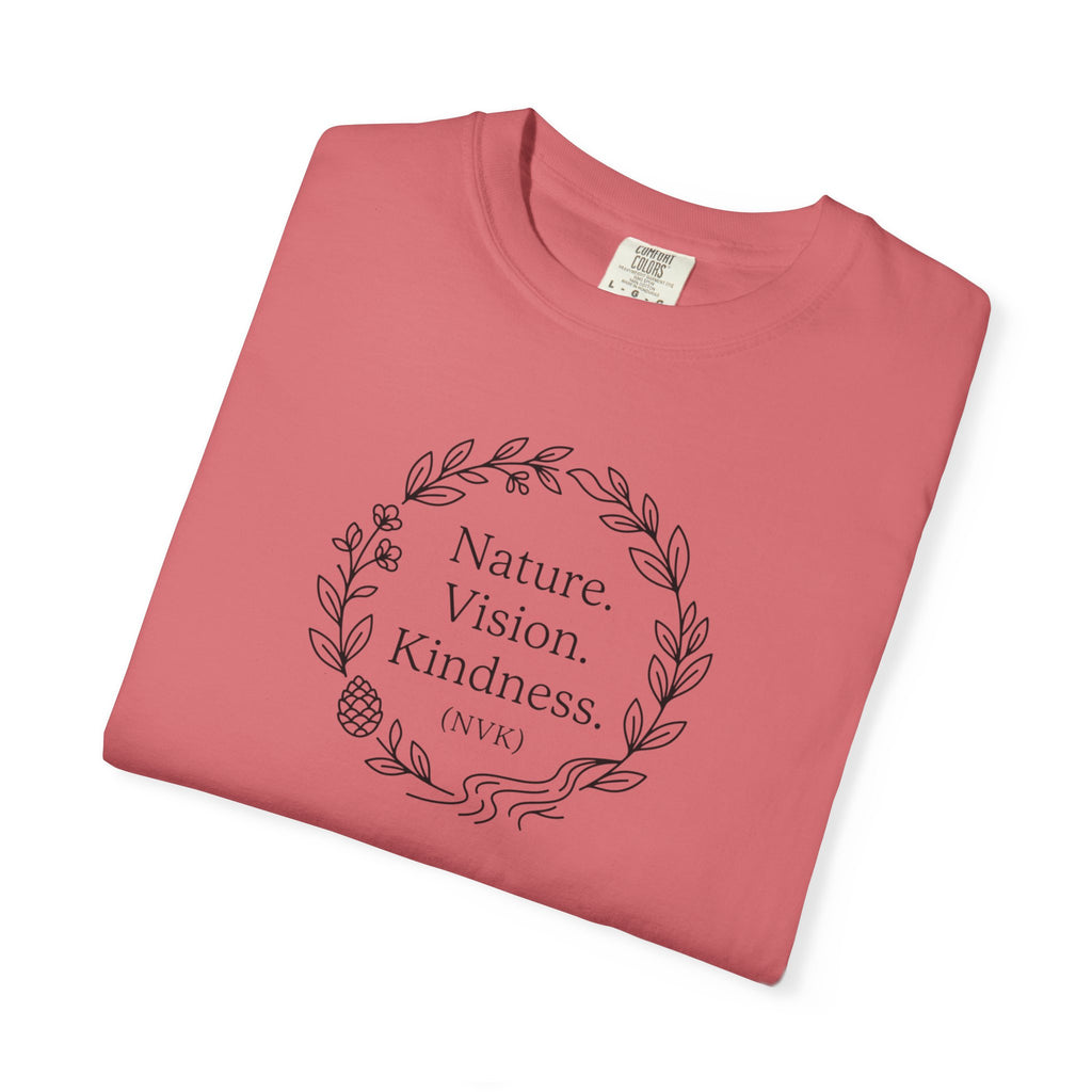 NVK NATURE VISION KINDNESS TEE™ — Floral Wreath Graphic