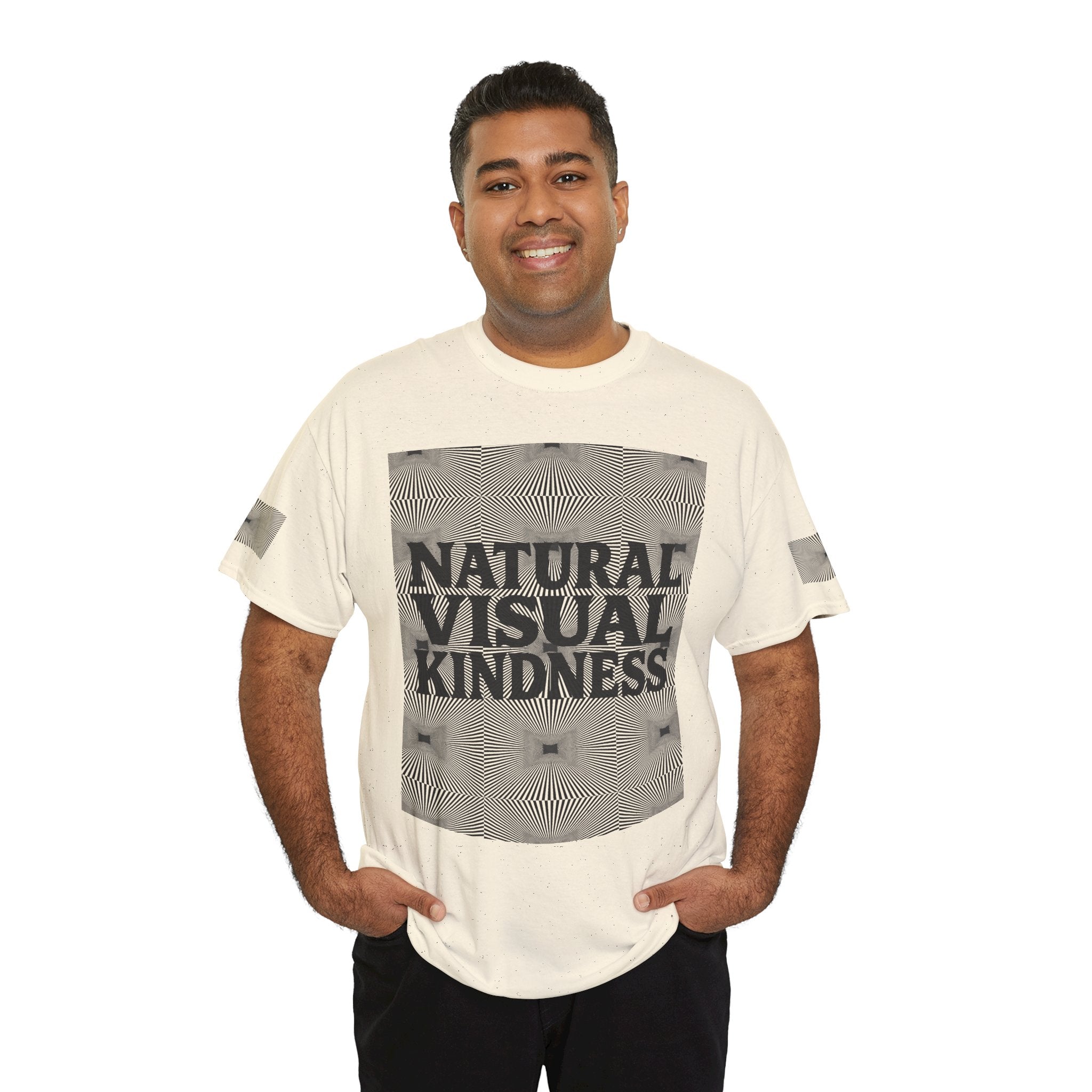 NVK NATURAL VISUAL KINDNESS TEE™ — Optical Art Graphic