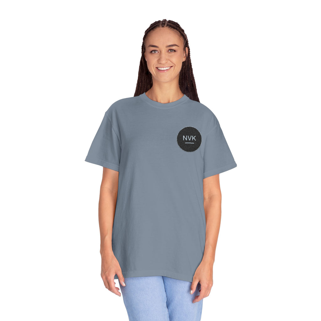 NVK MINIMAL LOGO TEE™ — Heavyweight Garment-Dyed Essential