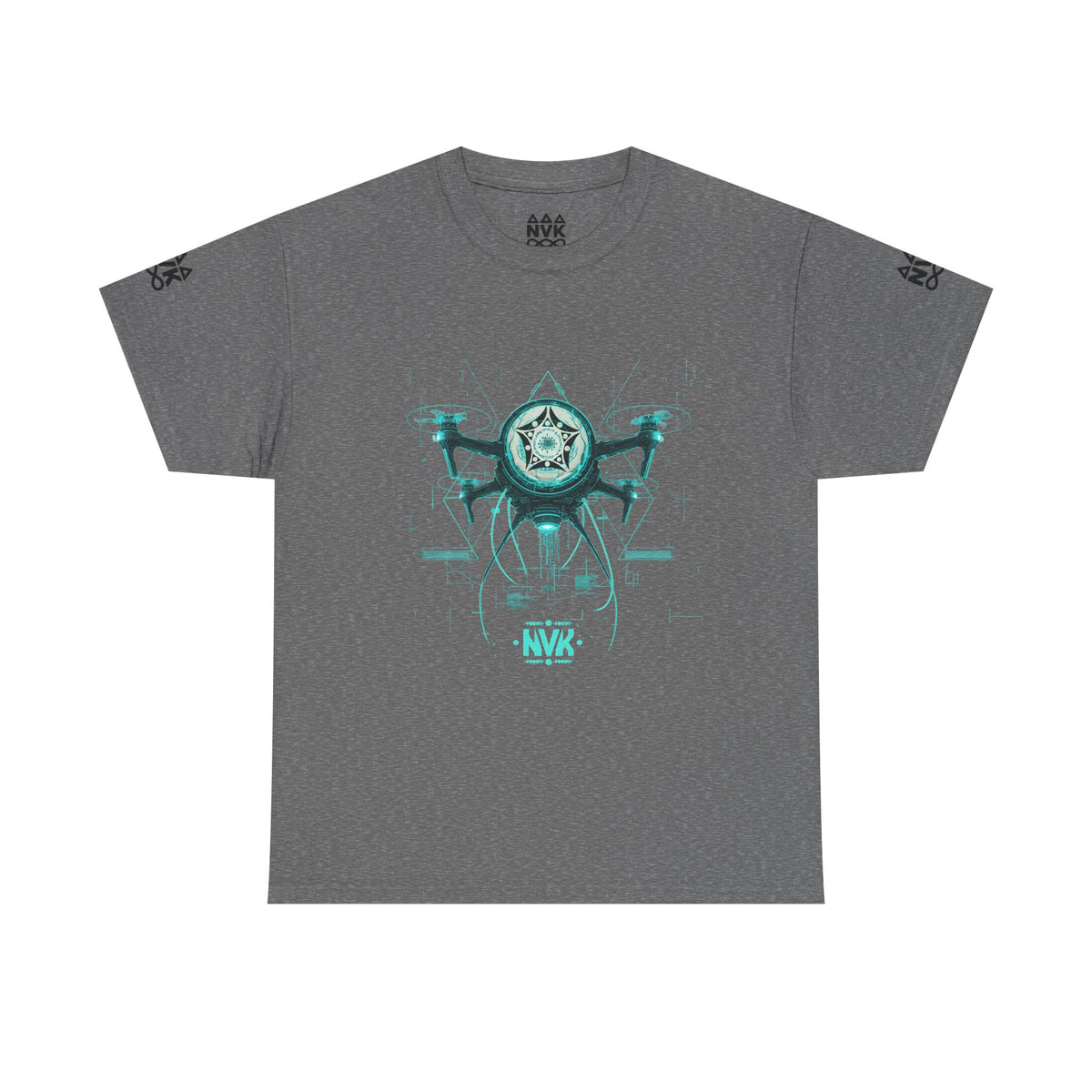 NVK ALIEN DRONE EMBLEM TEE™ — Futuristic Tech Graphic