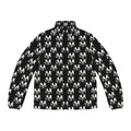 NVK PUFFER JACKET™ — Men's Monochrome Geometric AOP