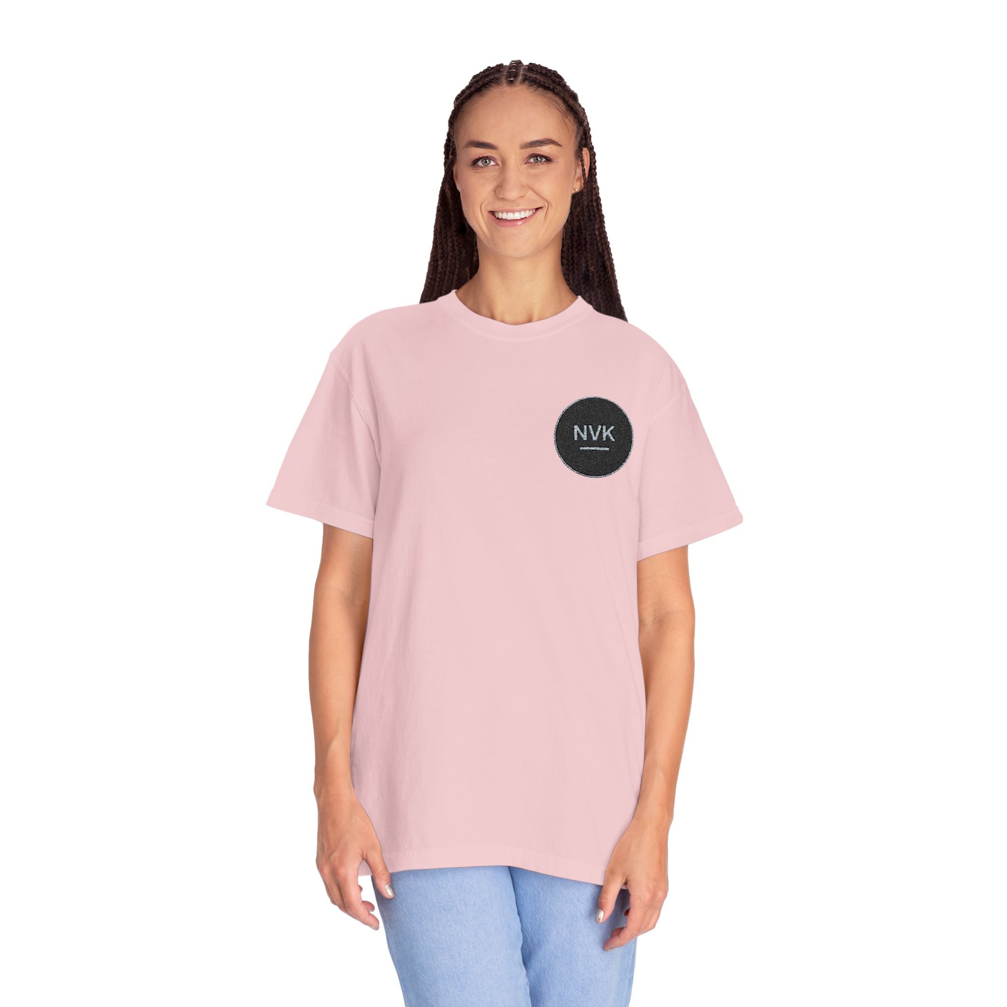 NVK MINIMAL LOGO TEE™ — Heavyweight Garment-Dyed Essential