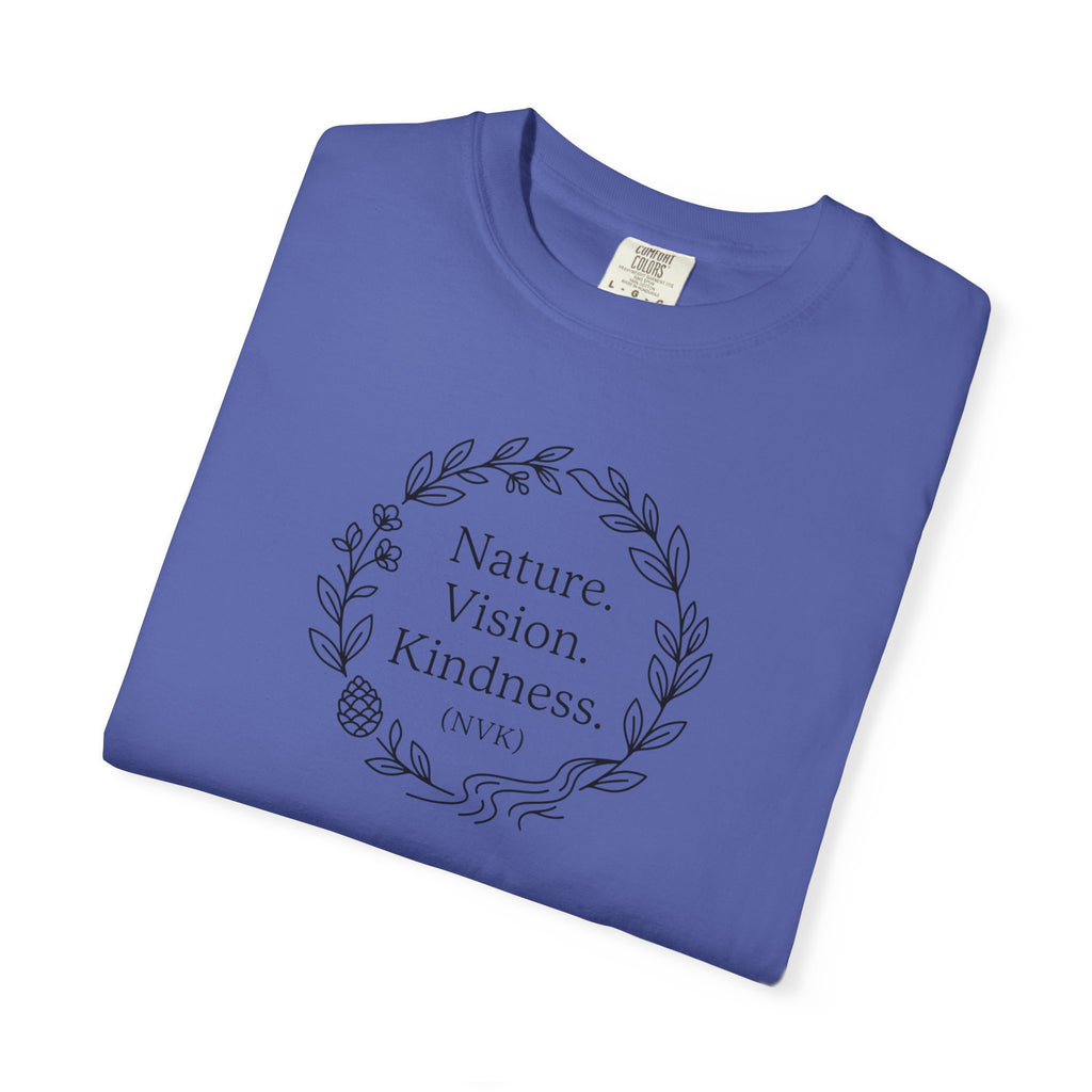 NVK NATURE VISION KINDNESS TEE™ — Floral Wreath Graphic