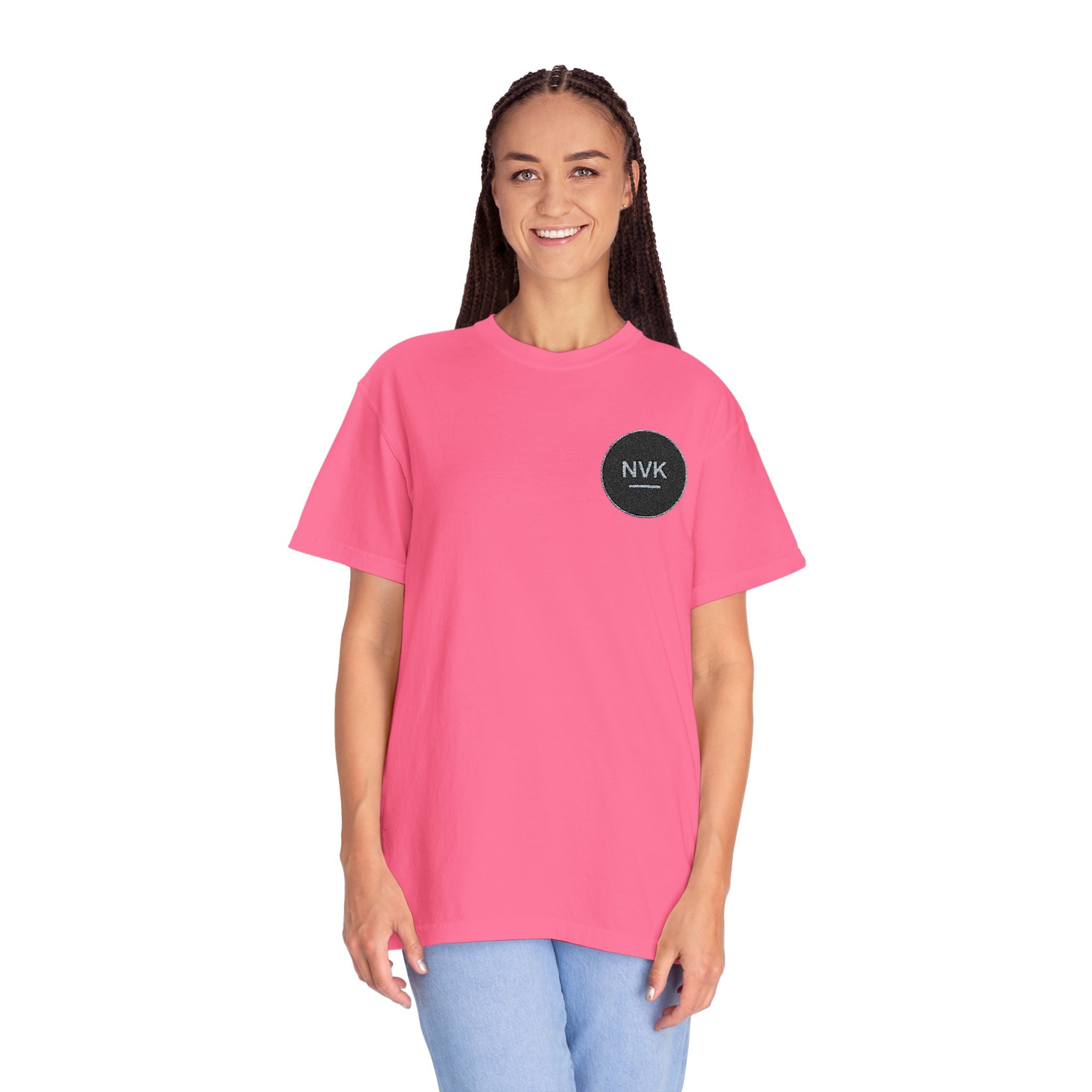 NVK MINIMAL LOGO TEE™ — Heavyweight Garment-Dyed Essential