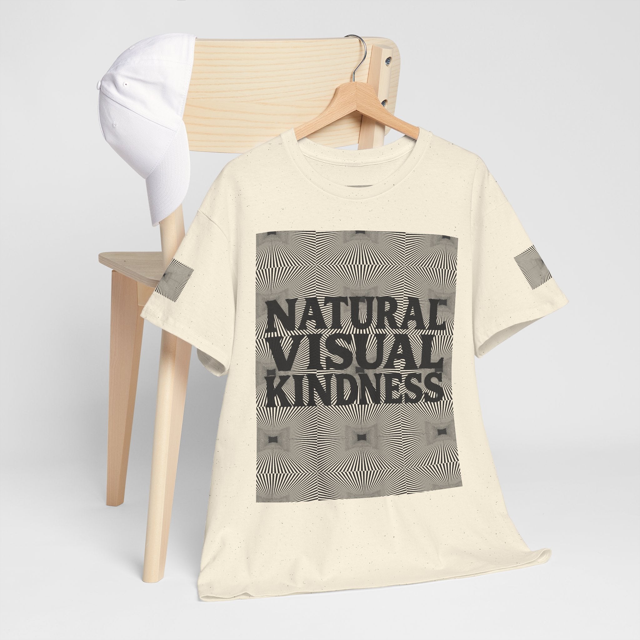 NVK NATURAL VISUAL KINDNESS TEE™ — Optical Art Graphic