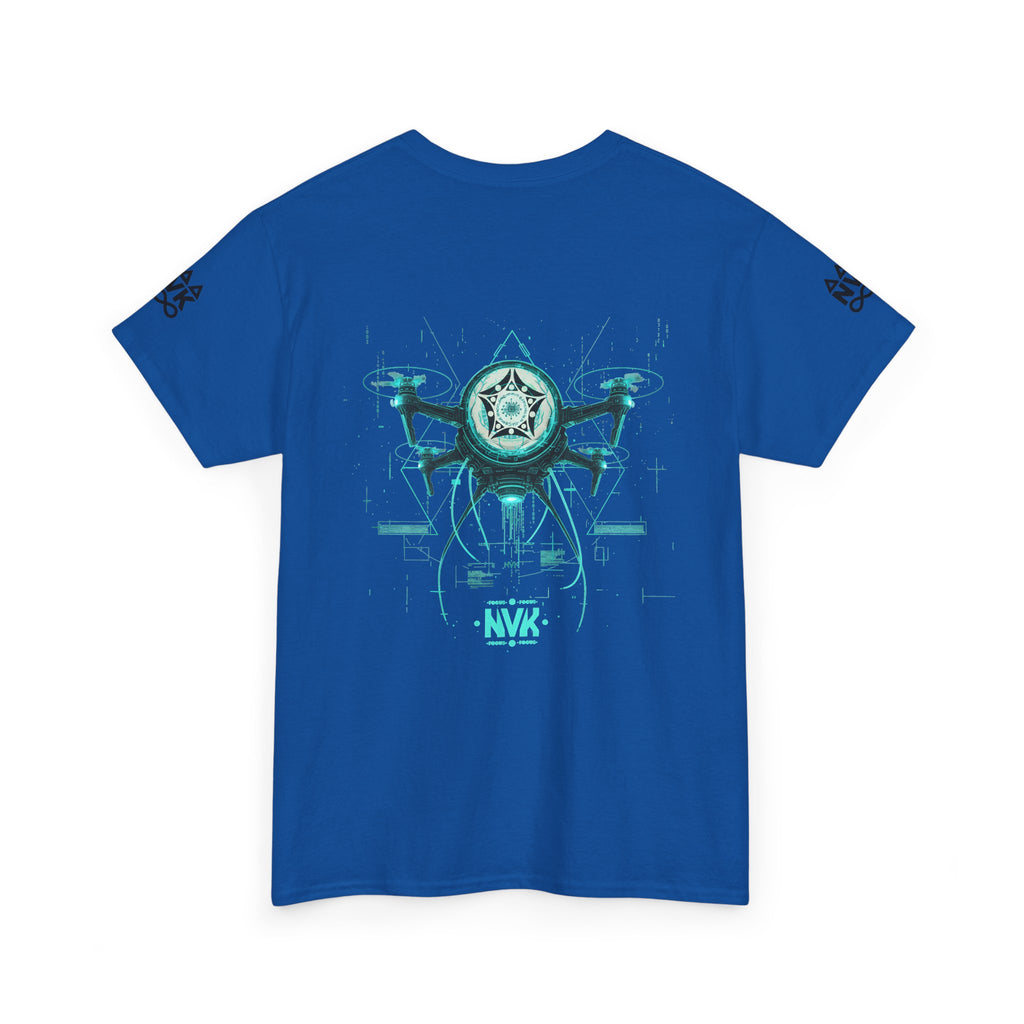 NVK ALIEN DRONE EMBLEM TEE™ — Futuristic Tech Graphic