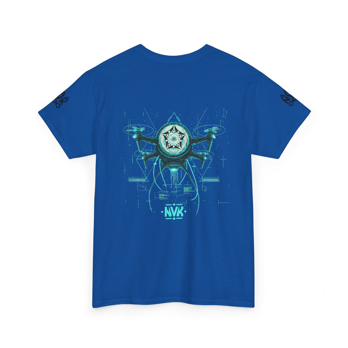NVK ALIEN DRONE EMBLEM TEE™ — Futuristic Tech Graphic