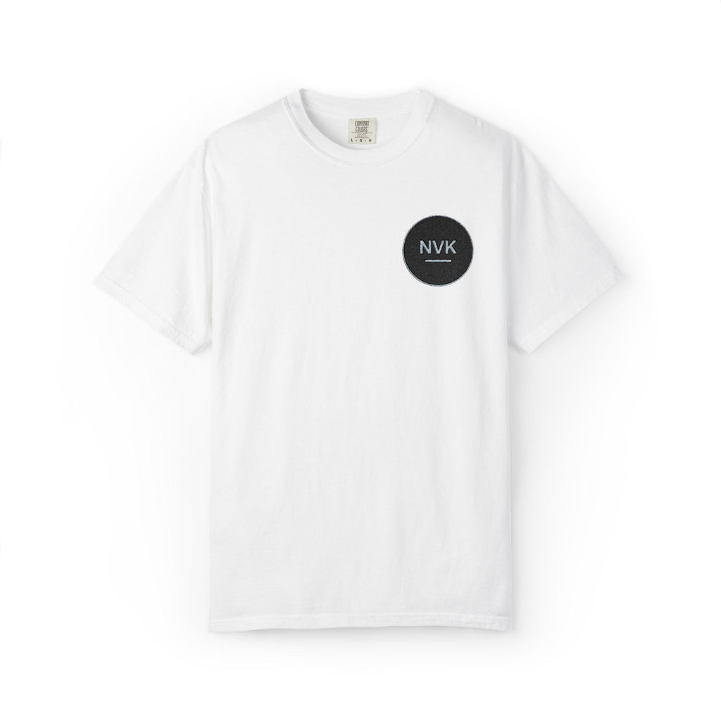 NVK MINIMAL LOGO TEE™ — Heavyweight Garment-Dyed Essential