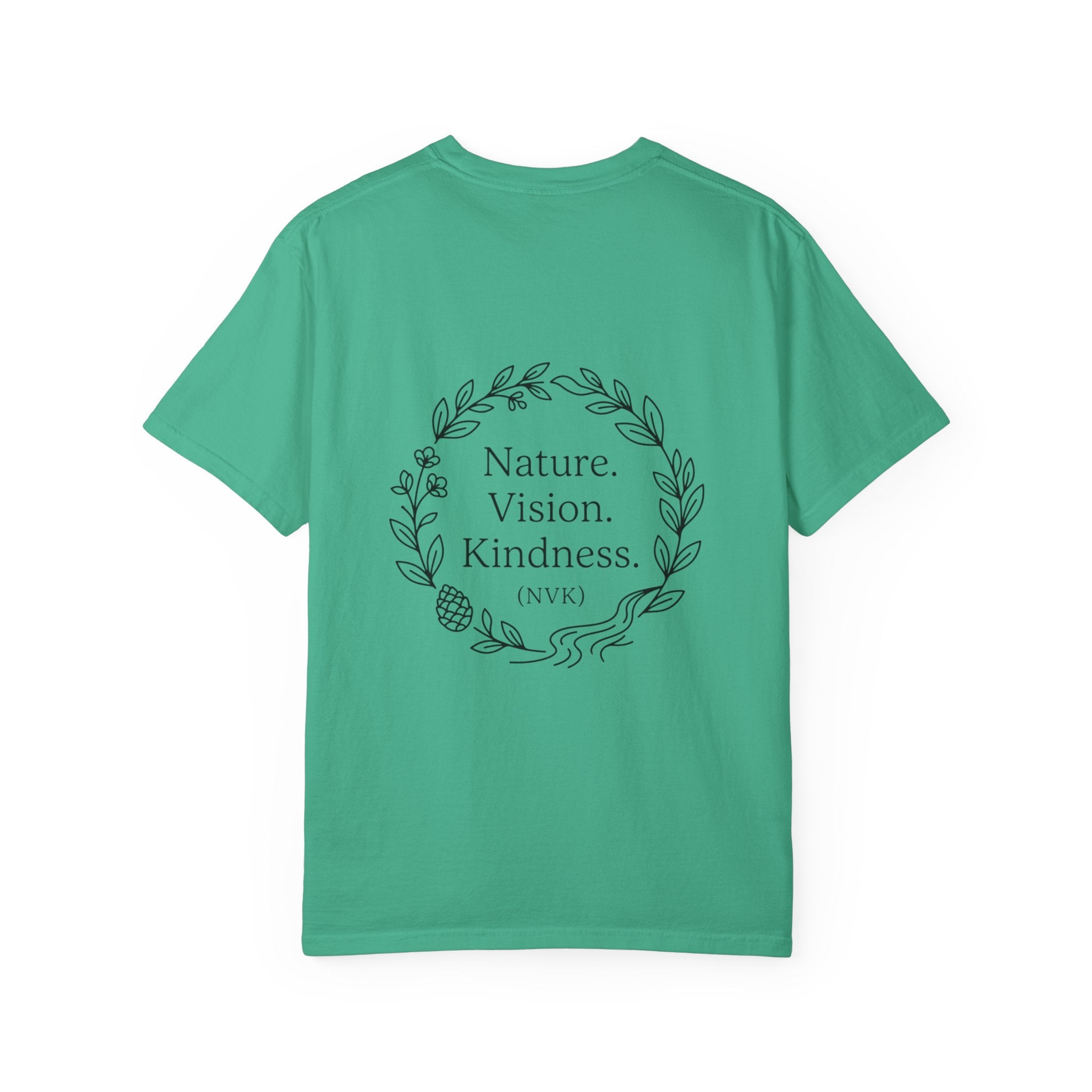 NVK NATURE VISION KINDNESS TEE™ — Floral Wreath Graphic
