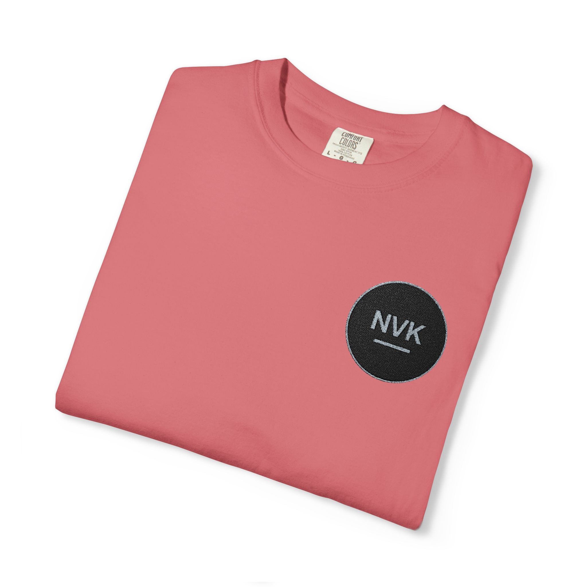 NVK MINIMAL LOGO TEE™ — Heavyweight Garment-Dyed Essential