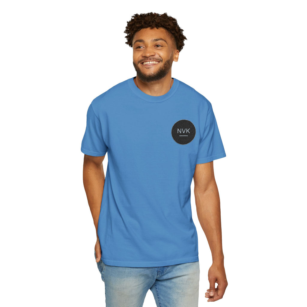 NVK MINIMAL LOGO TEE™ — Heavyweight Garment-Dyed Essential