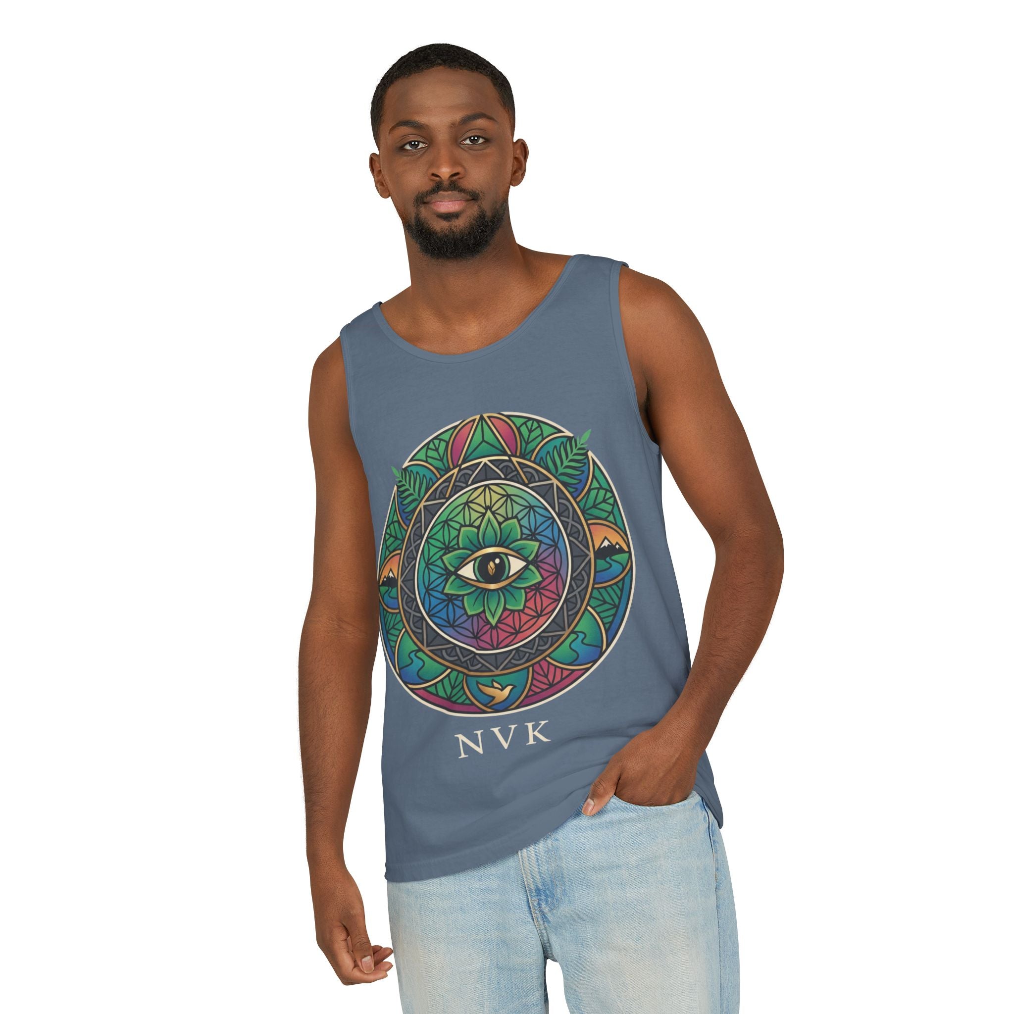 NVK MANDALA EYE TANK™ — Unisex Spiritual Graphic