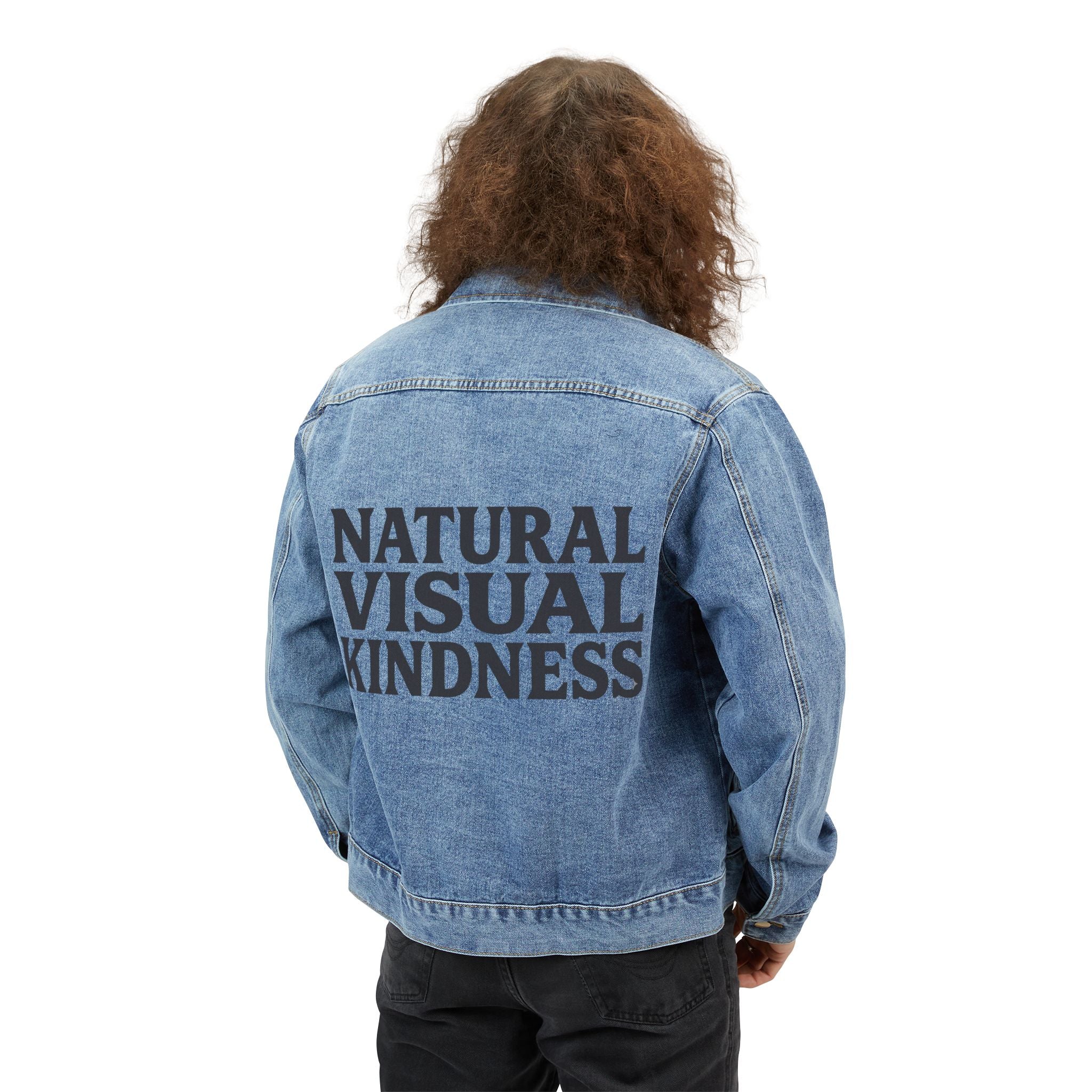 NVK NATURAL VISUAL KINDNESS DENIM JACKET™ — Back Print