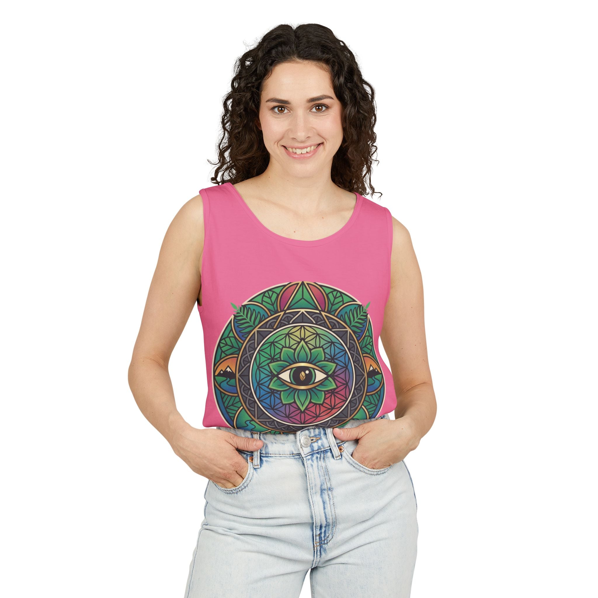 NVK MANDALA EYE TANK™ — Unisex Spiritual Graphic