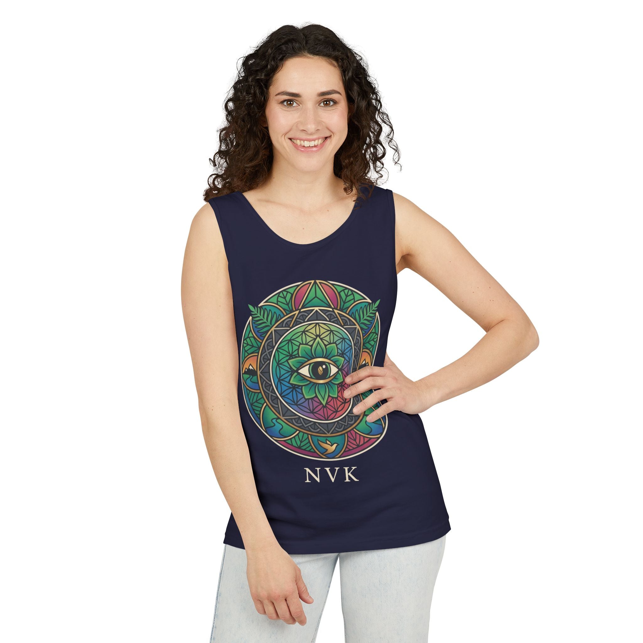 NVK MANDALA EYE TANK™ — Unisex Spiritual Graphic