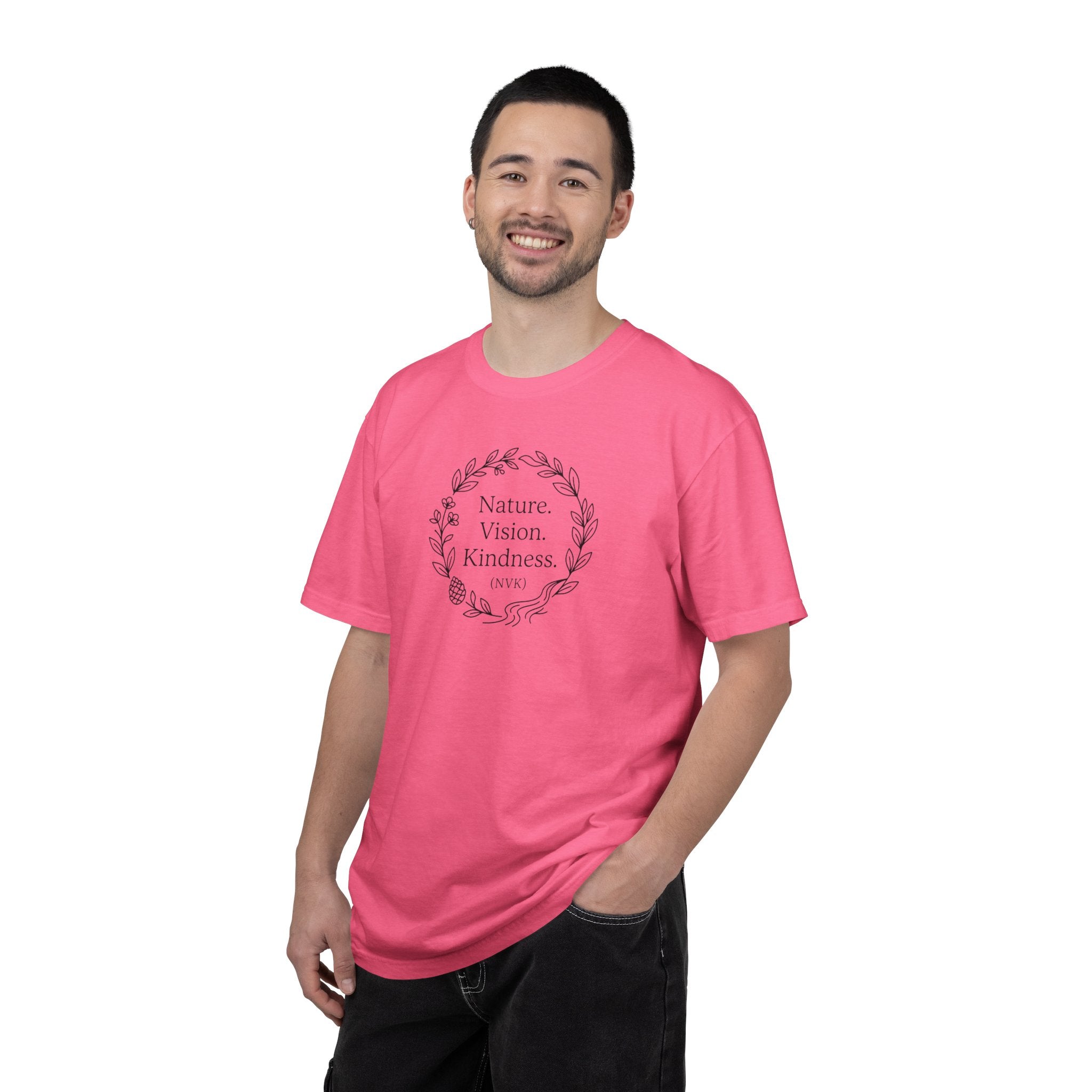NVK NATURE VISION KINDNESS TEE™ — Floral Wreath Graphic