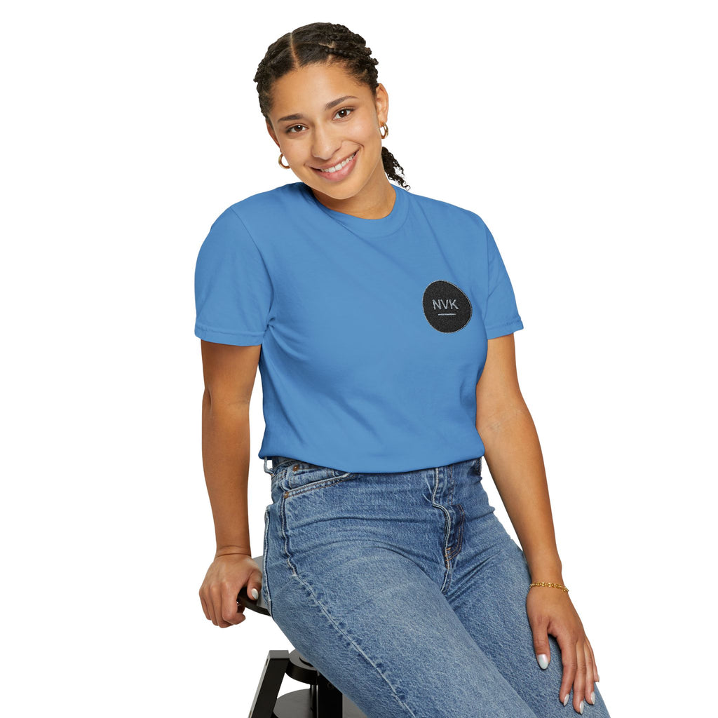 NVK MINIMAL LOGO TEE™ — Heavyweight Garment-Dyed Essential