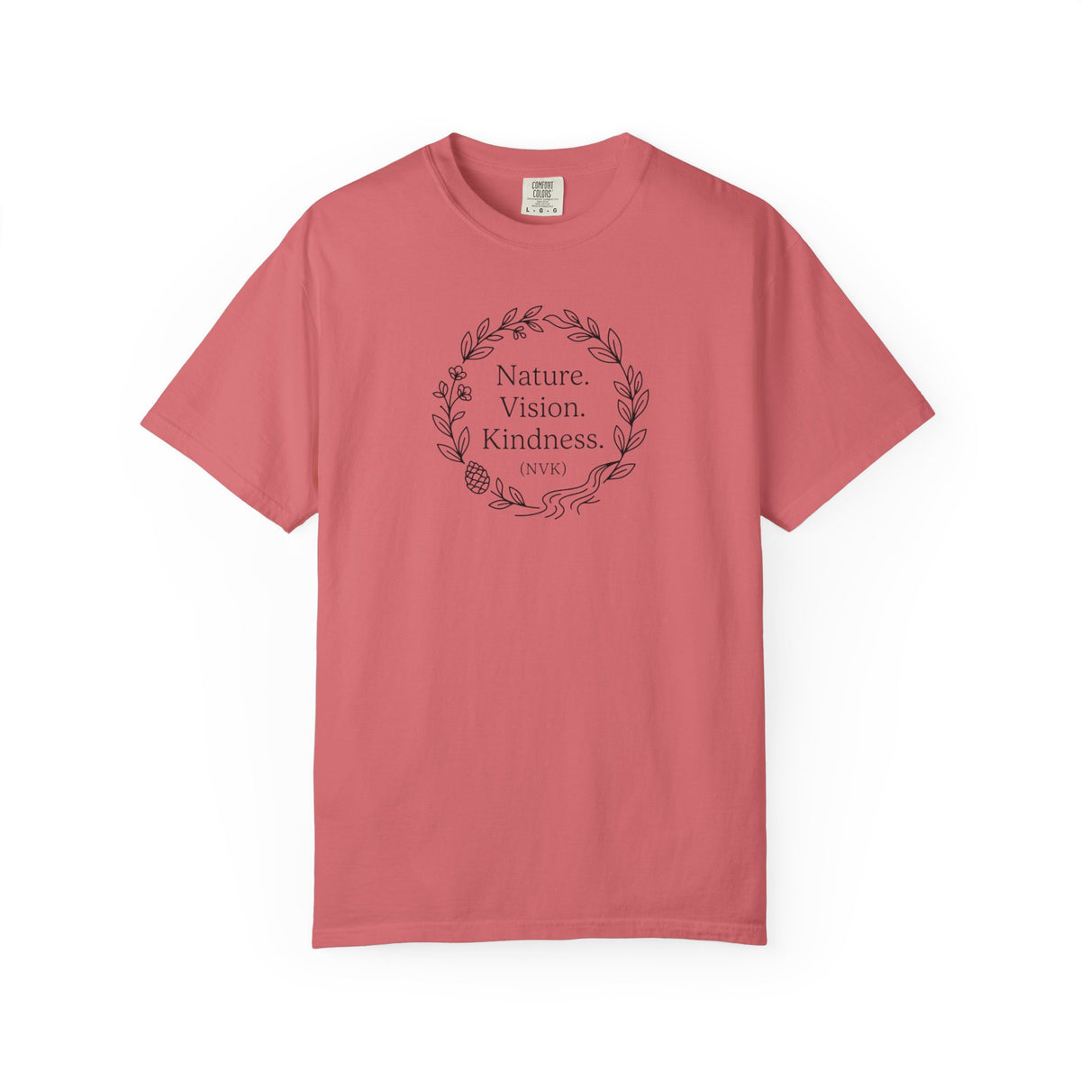 NVK NATURE VISION KINDNESS TEE™ — Floral Wreath Graphic