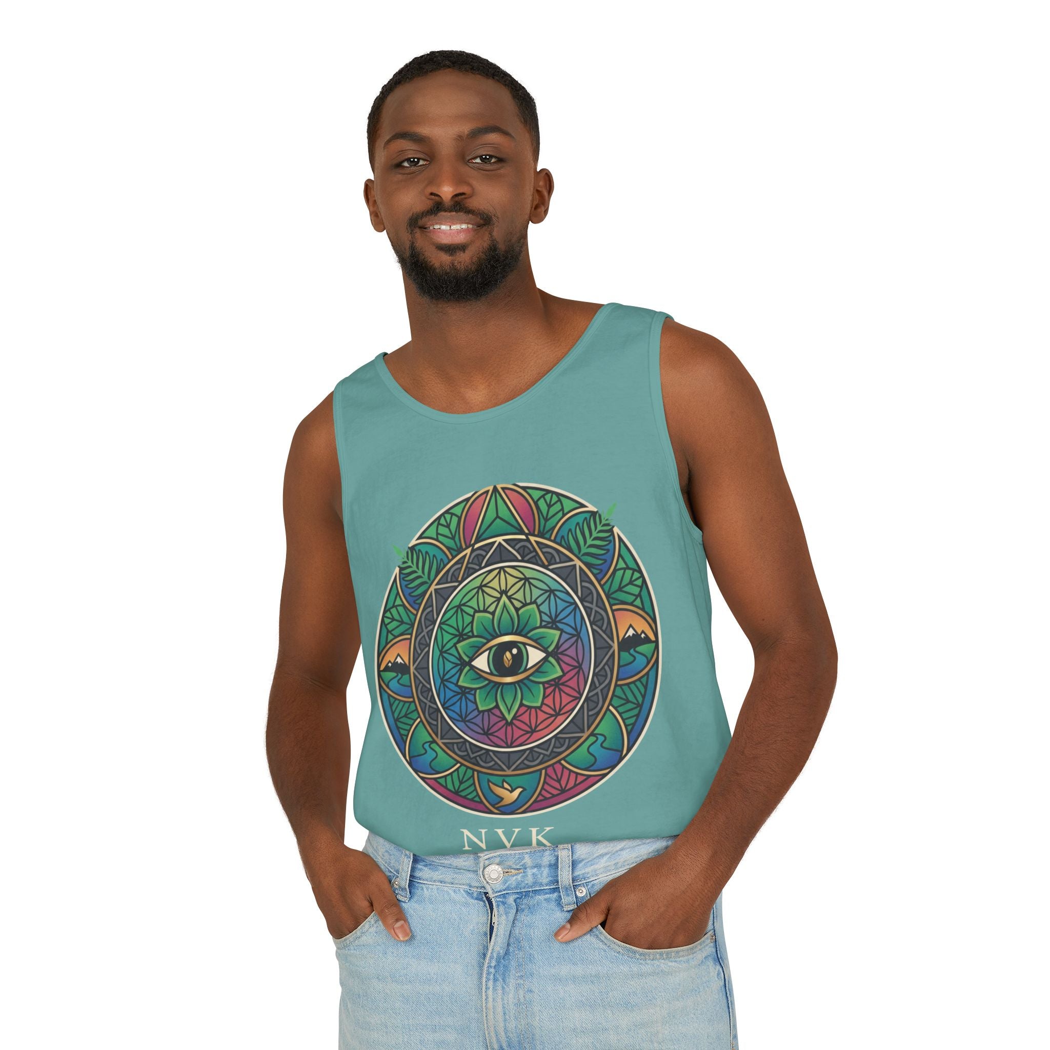 NVK MANDALA EYE TANK™ — Unisex Spiritual Graphic