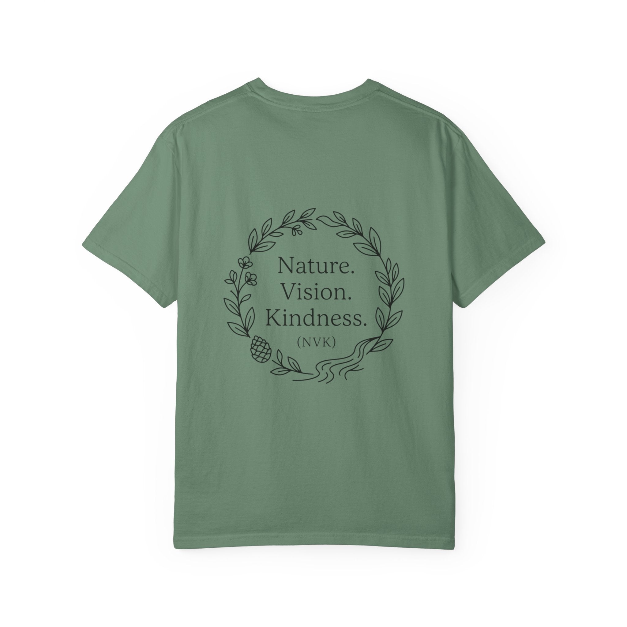 NVK NATURE VISION KINDNESS TEE™ — Floral Wreath Graphic