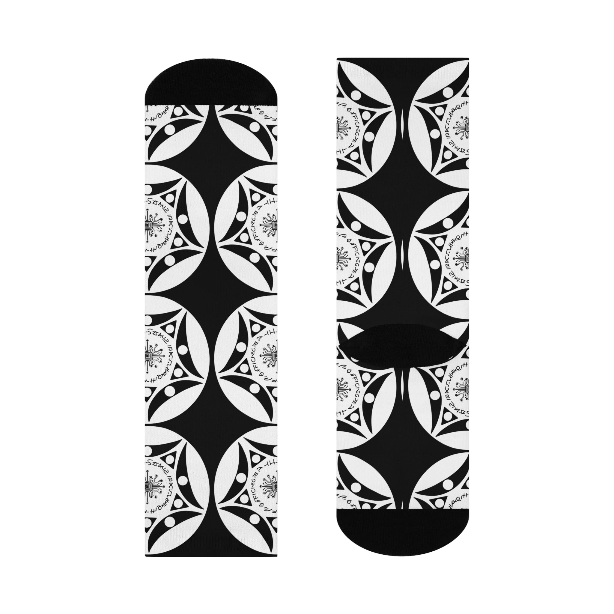 NVK BUGA SPHERE CREW SOCKS™ — Cushioned Graphic Crew