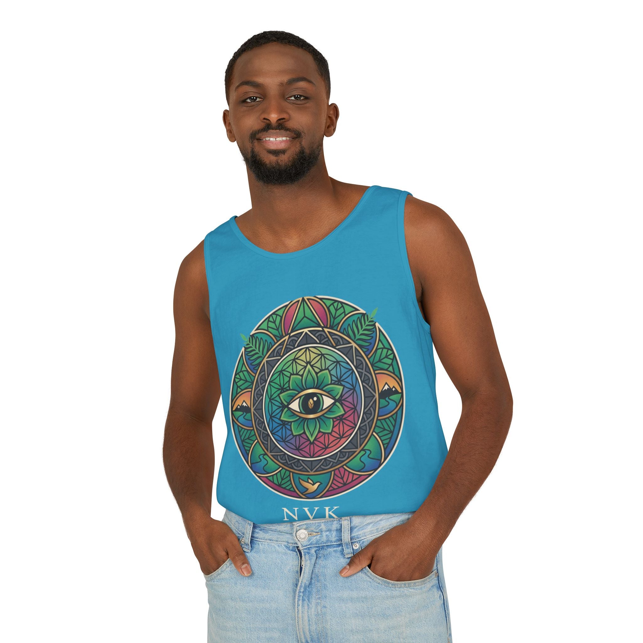 NVK MANDALA EYE TANK™ — Unisex Spiritual Graphic