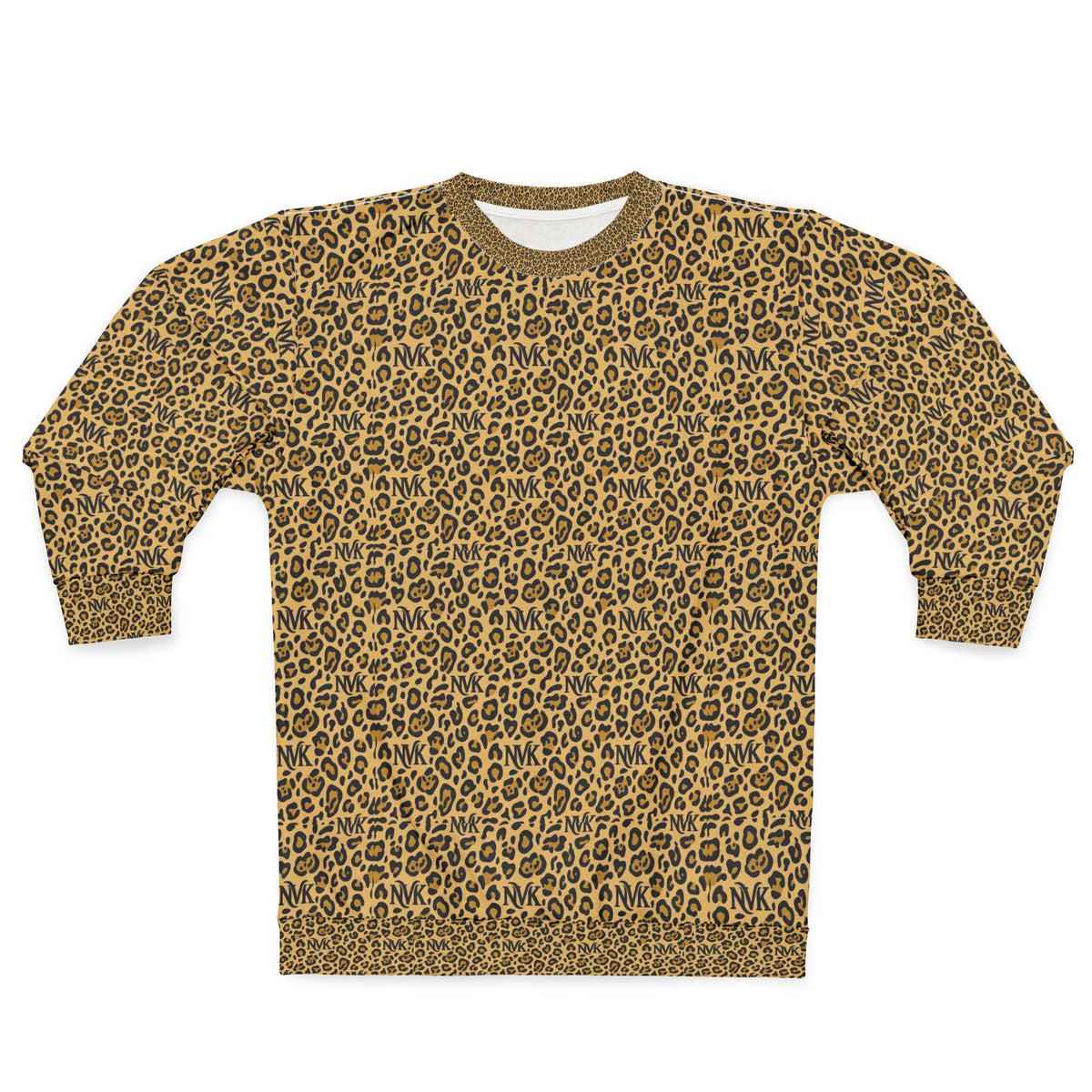 NVK LEOPARD PRINT SWEATSHIRT™ — Unisex AOP Crewneck