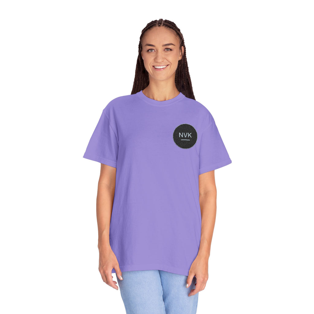 NVK MINIMAL LOGO TEE™ — Heavyweight Garment-Dyed Essential