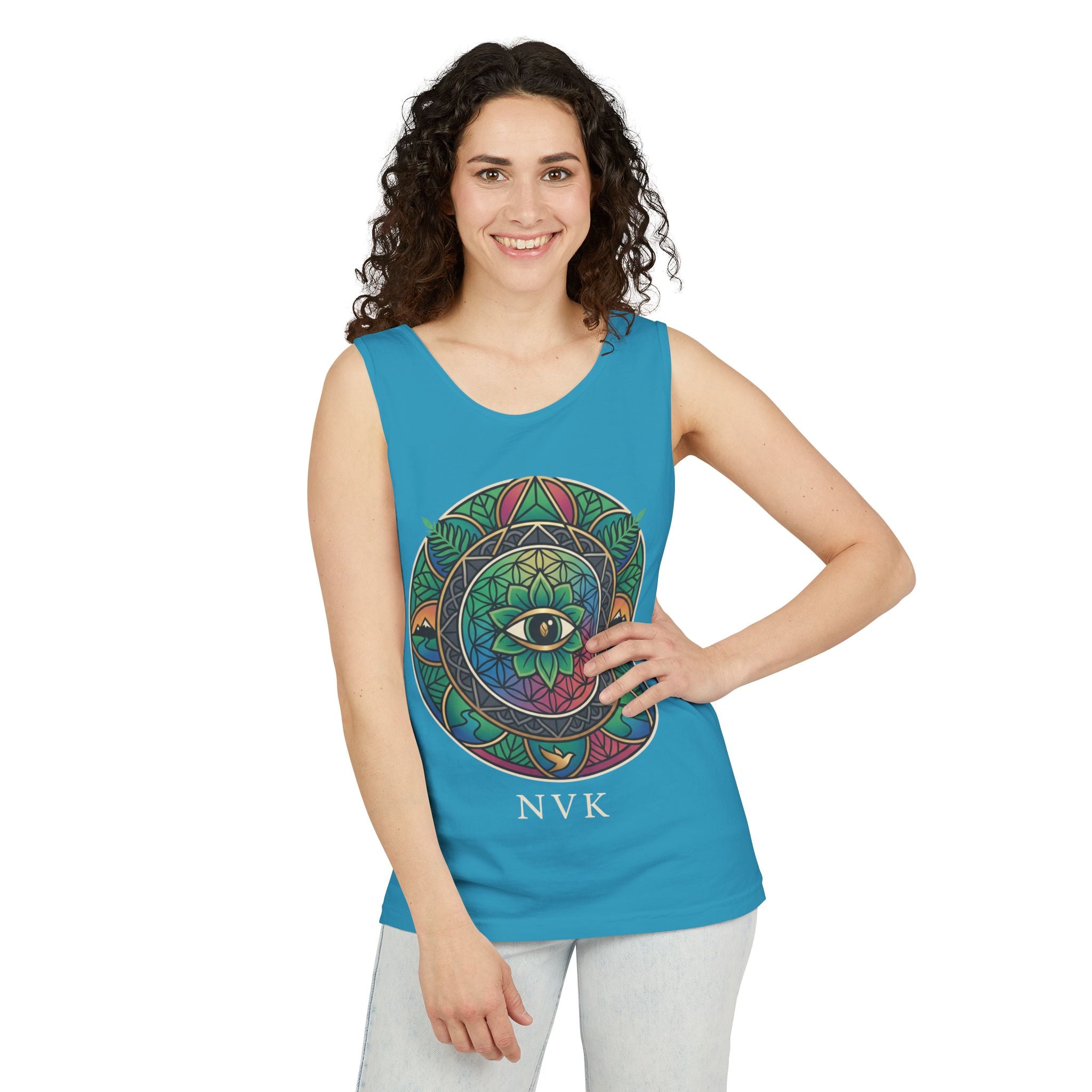 NVK MANDALA EYE TANK™ — Unisex Spiritual Graphic