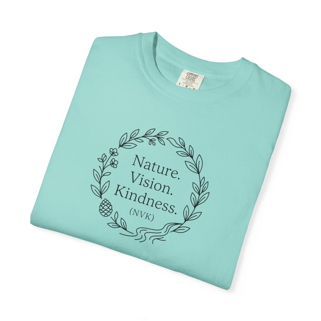 NVK NATURE VISION KINDNESS TEE™ — Floral Wreath Graphic