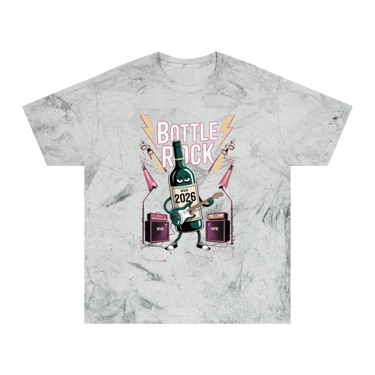 NVK BOTTLE ROCK TEE™ — Vintage Tie-Dye Graphic