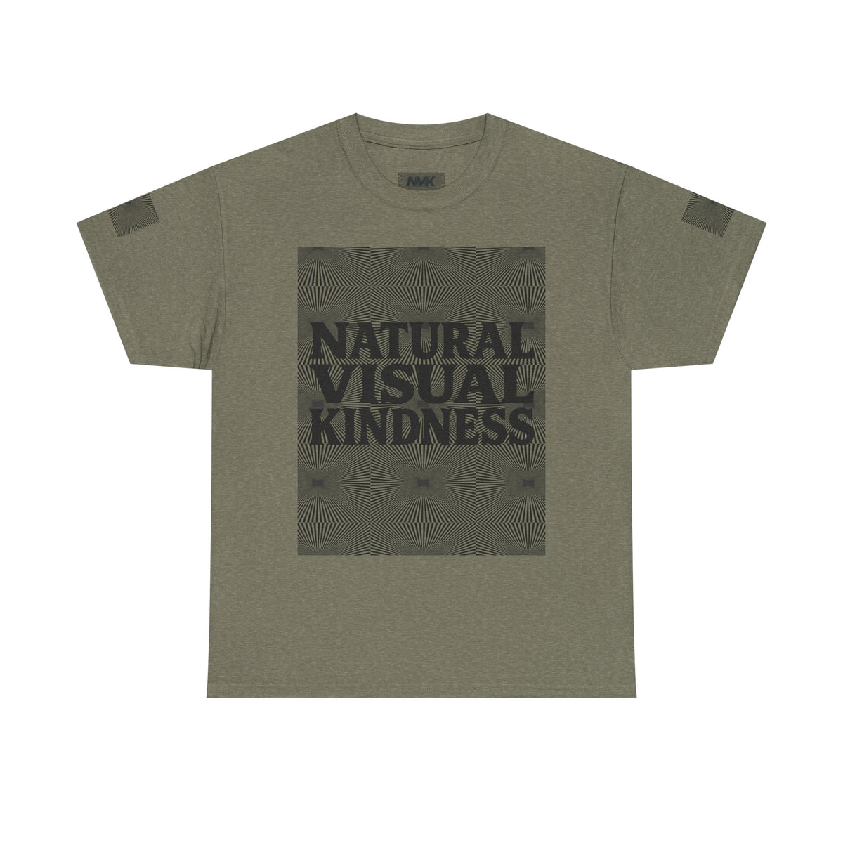 NVK NATURAL VISUAL KINDNESS TEE™ — Optical Art Graphic