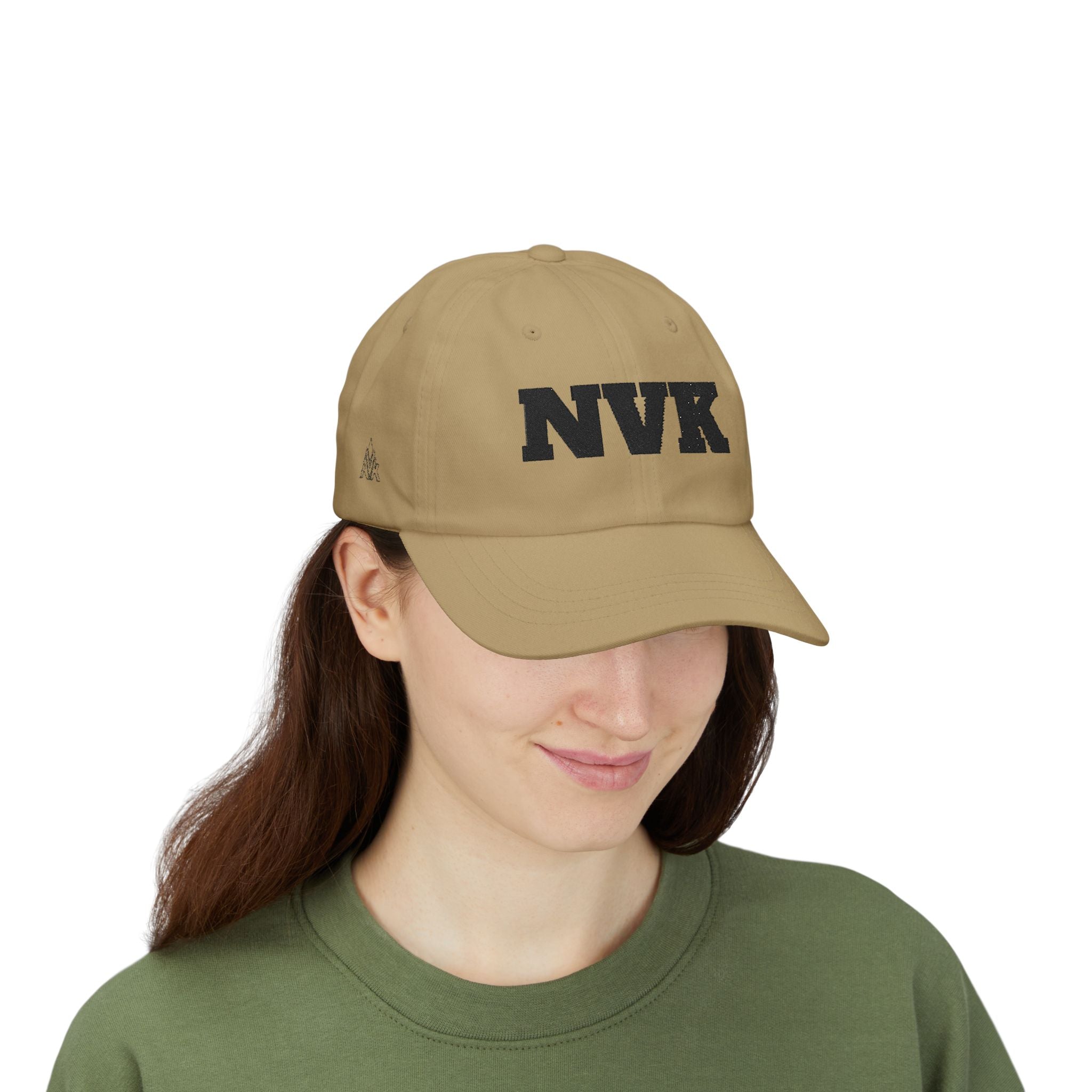 NVK EMBROIDERED DAD CAP™ — Classic White Baseball Hat