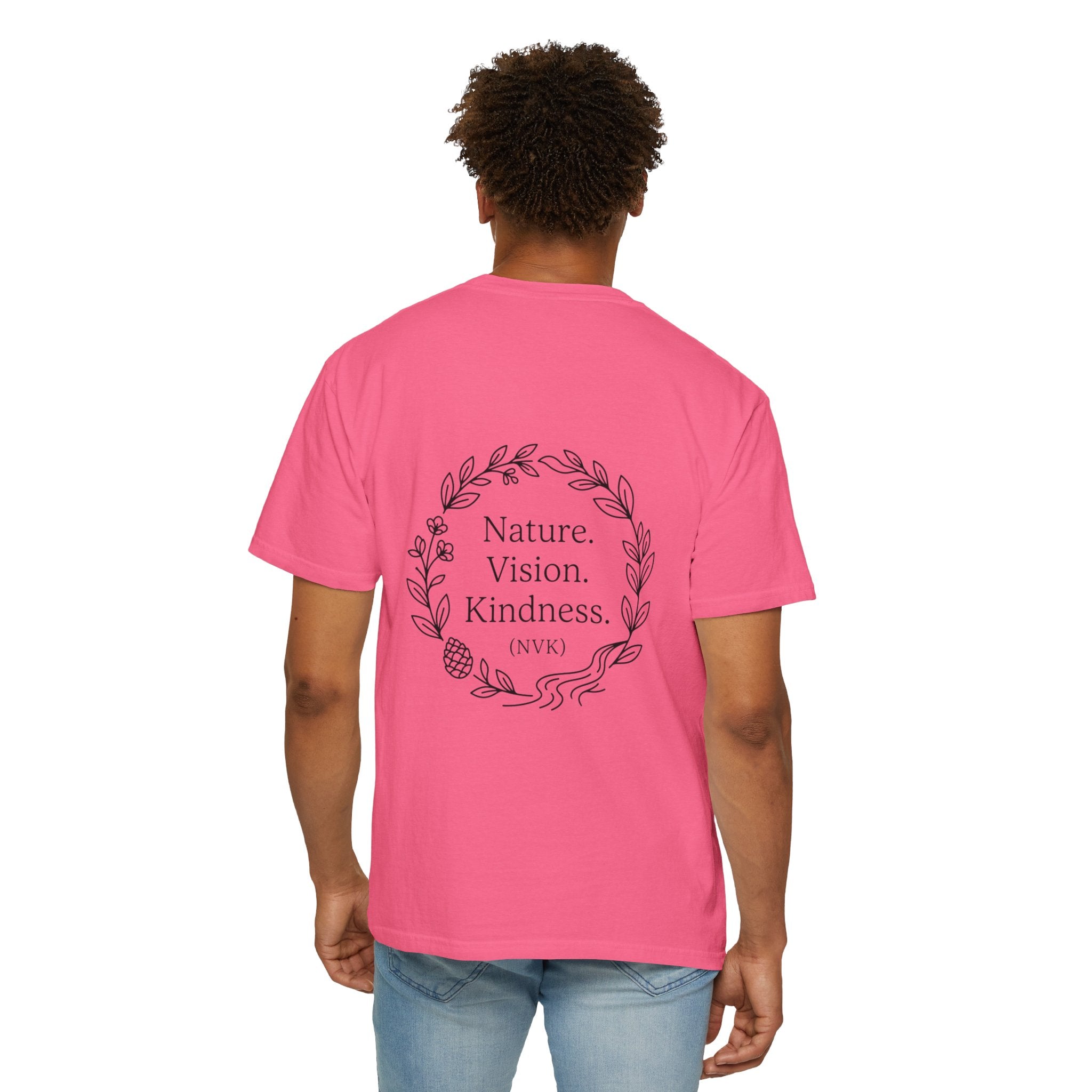 NVK NATURE VISION KINDNESS TEE™ — Floral Wreath Graphic