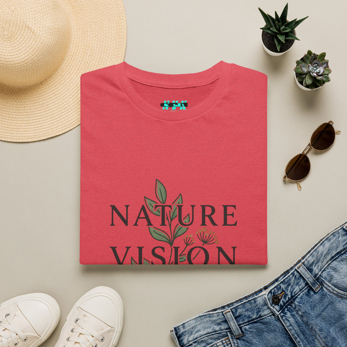 NVK NATURE VISION TEE™ — Botanical Graphic, Everyday Wear