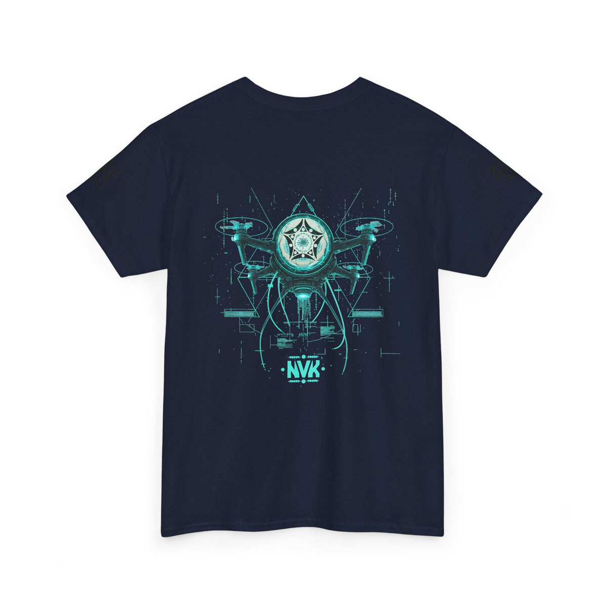 NVK ALIEN DRONE EMBLEM TEE™ — Futuristic Tech Graphic