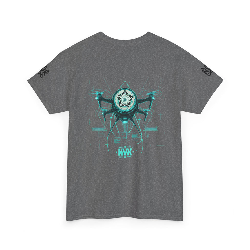 NVK ALIEN DRONE EMBLEM TEE™ — Futuristic Tech Graphic